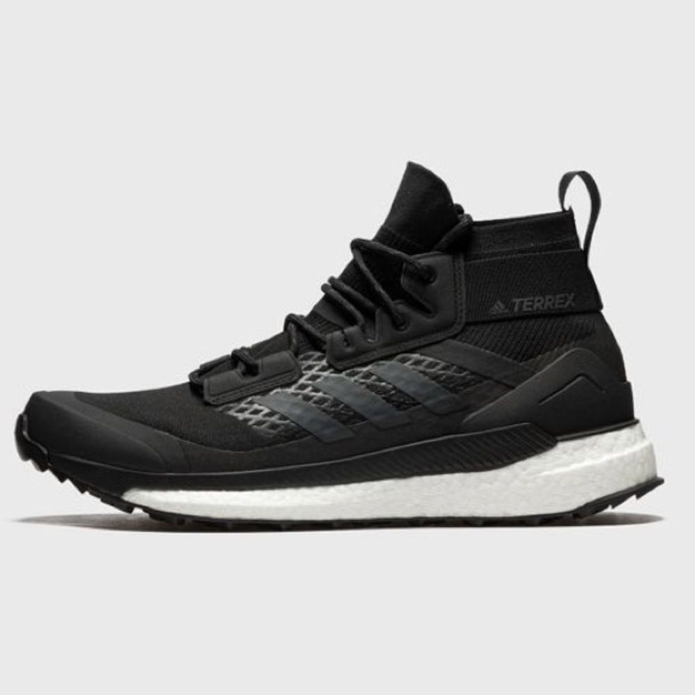 ADIDAS mens black TERREX FREE‎ HIKER Hiking Shoes